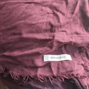 BURBERRY SCARF- BURGUNDY